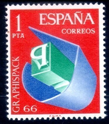 Tous les timbres: SPANIEN 1966 GRAPHISPACK ** POSTFRISCH ** - O302 – Neuf (Voir description) à Losone par EM2019