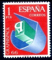 SPANIEN 1966 GRAPHISPACK ** POSTFRISCH ** - O302