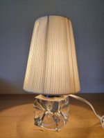 Vintage Tischlampe 60er/70er Glasfuss
