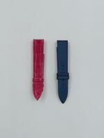 2 FARBIGE UHRENBÄNDER ULYSSE NARDIN, 18 MM