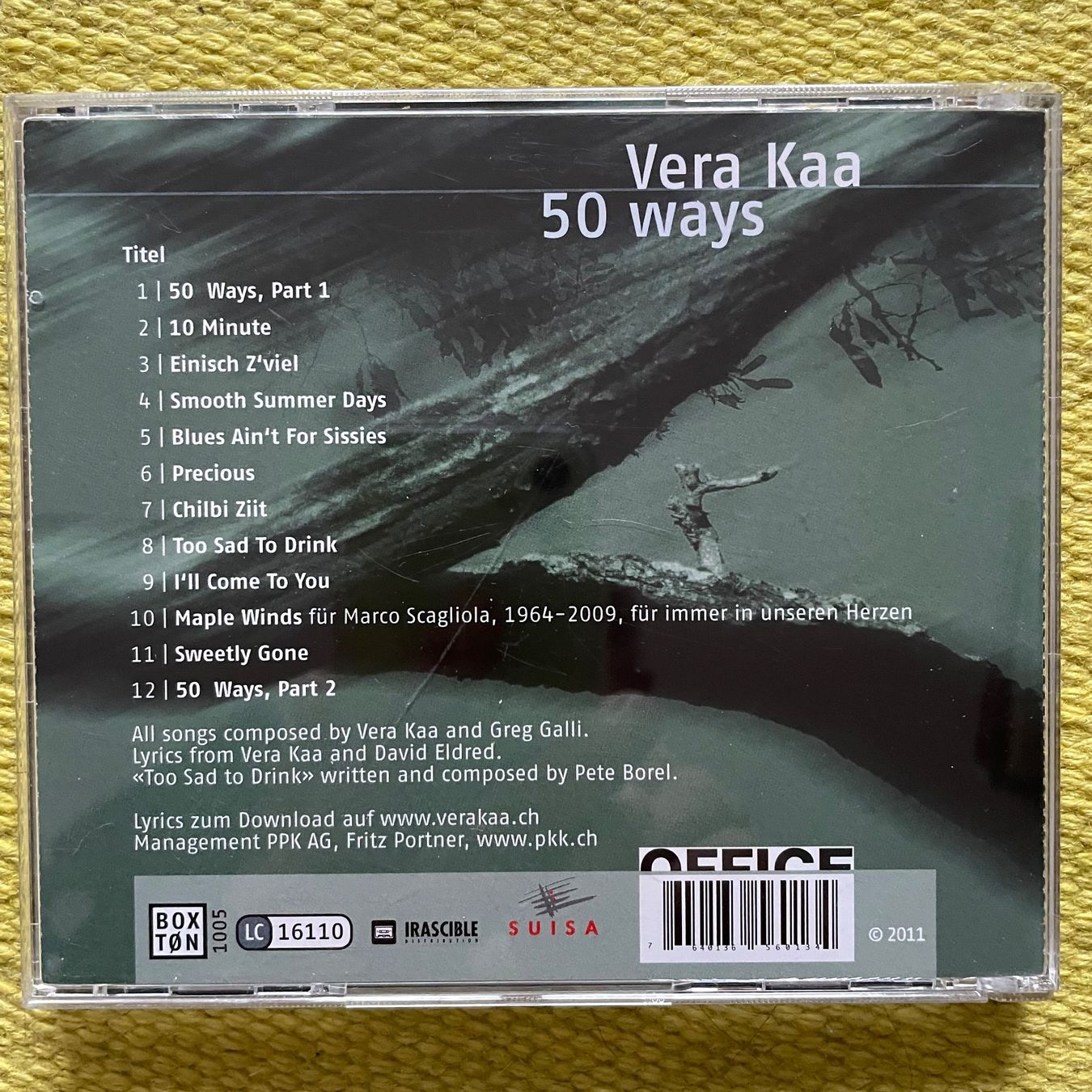 CD: VERA KAA-50 WAYS – Usato da Rorschacherberg venduto da CD-Roli 1