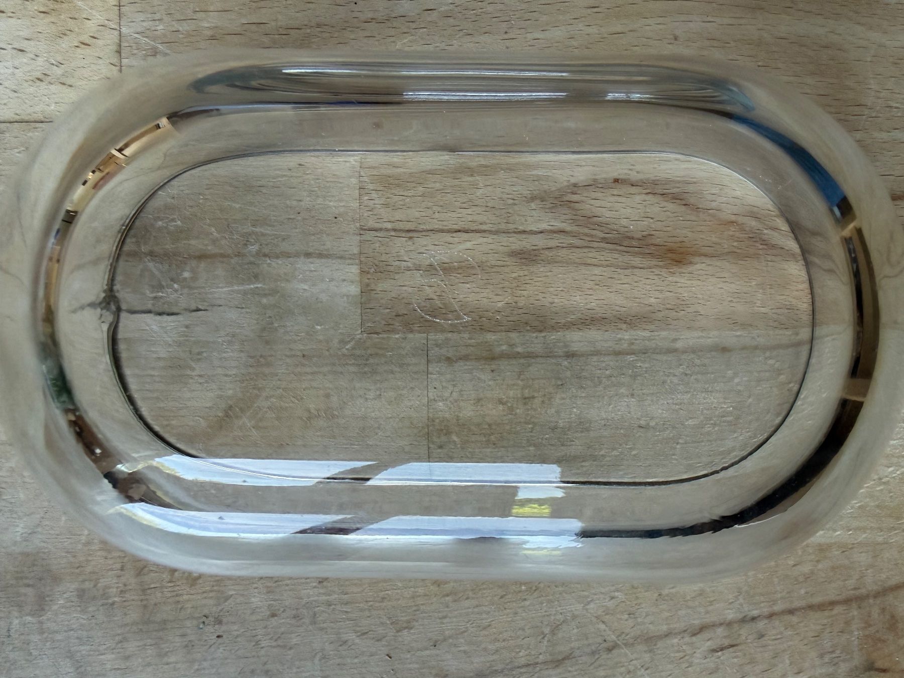 Altre Stoviglie: Butterdose Butterschale Glas mit leichtem Hick – Usato da Zürich venduto da beatzueri 2