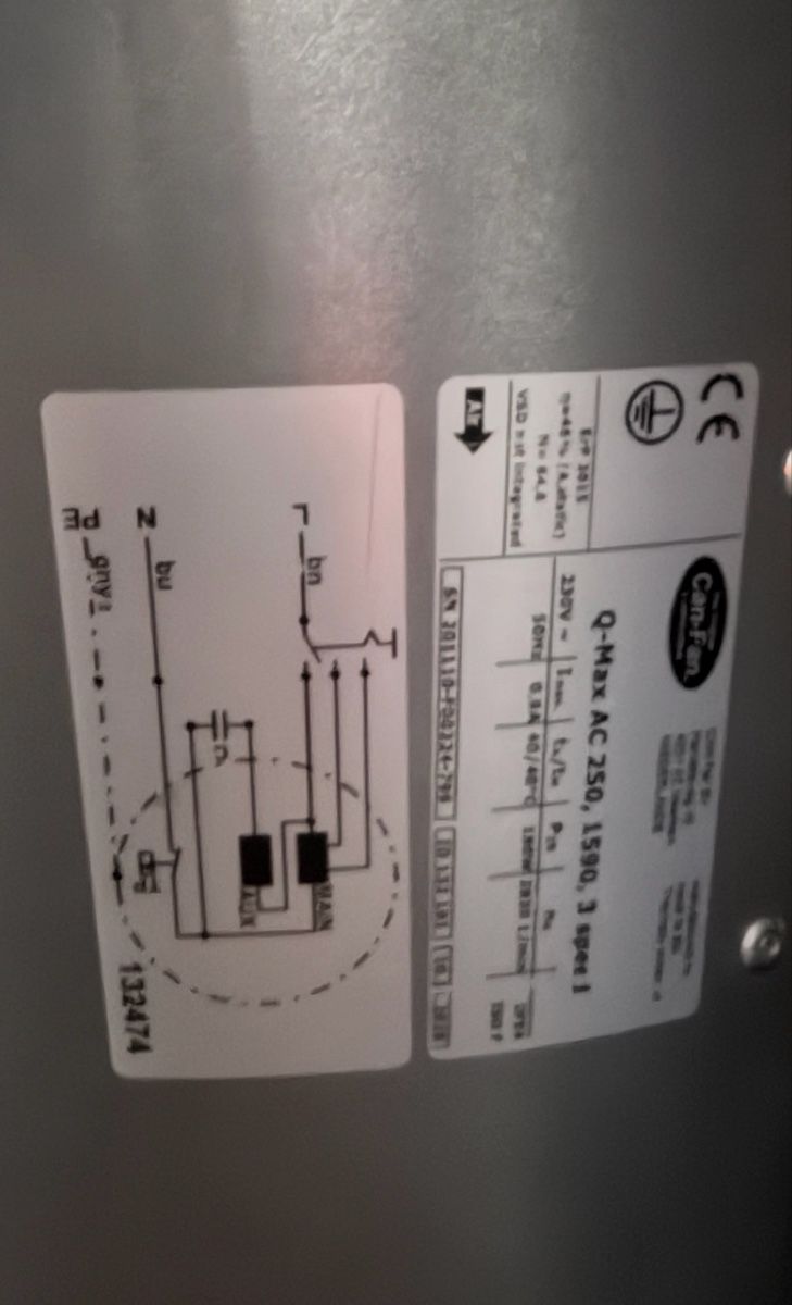 Ventilatori: Q-Mac AC 250 Rohrventilator Grow CBD – Usato da Aarberg venduto da nany17 1
