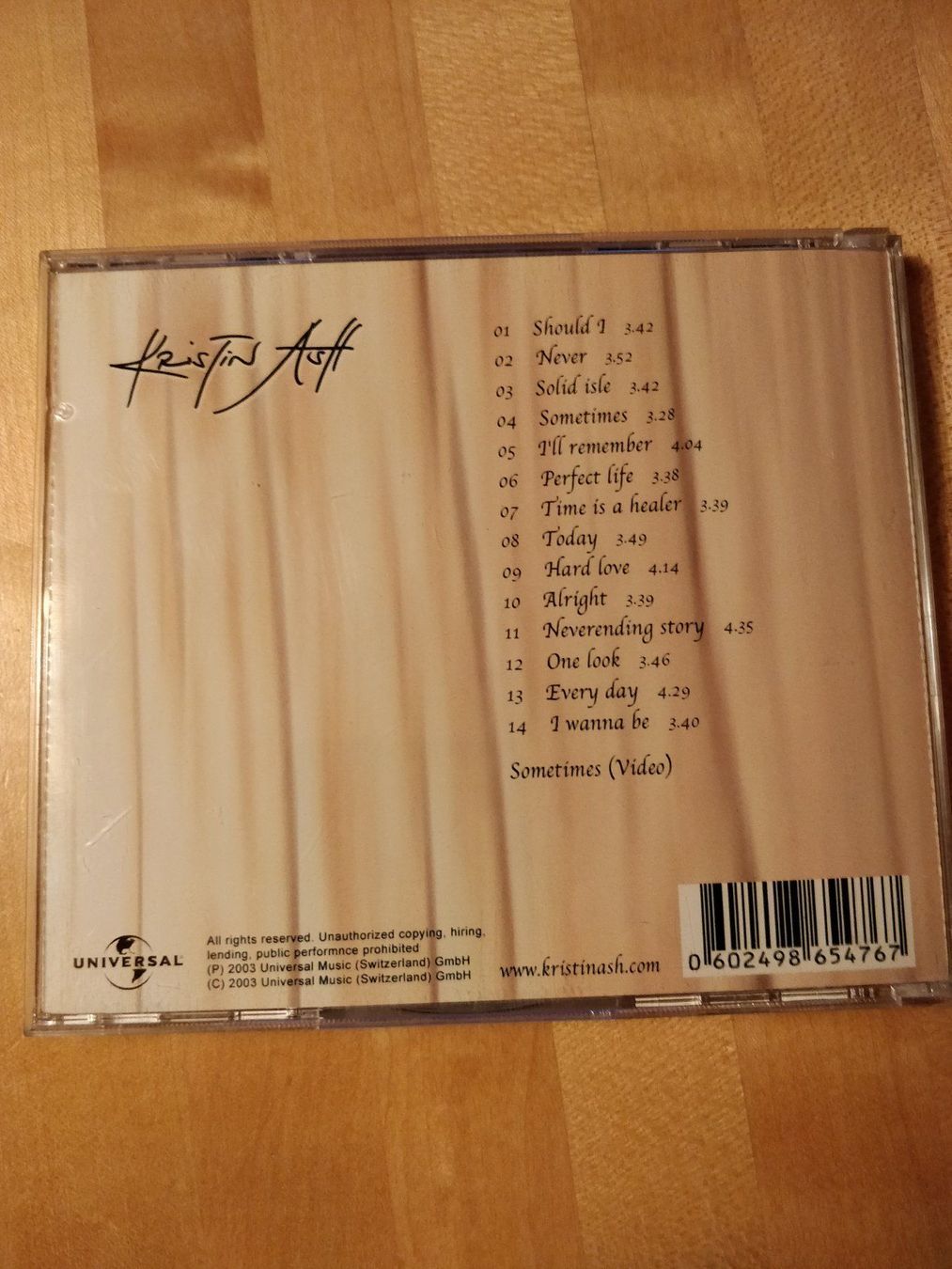 CDs: Kristin Ash , Today – Neuf (Voir description) à Grosswangen par Dacotojafa 1