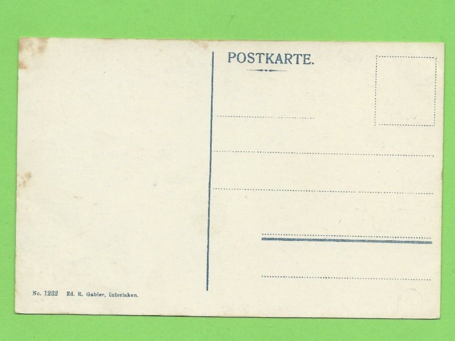 Cartoline postali: Interlaken – Nuovo (secondo la descrizione) da Zürich venduto da t24_de 1