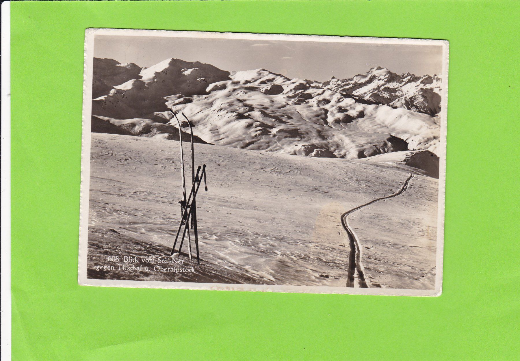 Cartoline postali: Blick vom Sez-Ner – Usato da St. Peterzell venduto da neckertal