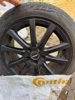 Alufelge mit Winterreifen 225/40R18 92H Continental 4 Stück