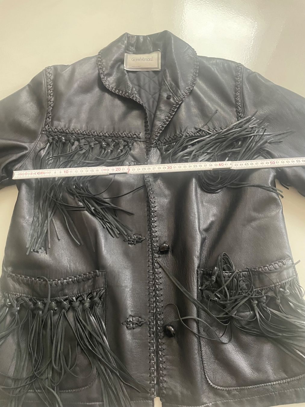 Versace Giacche: Gianni Versace LederJacke – Usato da Minusio venduto da Pink222 5