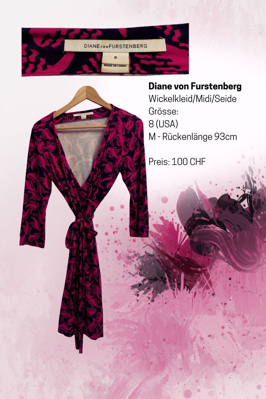 Diane von Furstenberg Robes: Designer Kleid-Diane von Fursteberg – D'occasion à Wettswil par Shermann76