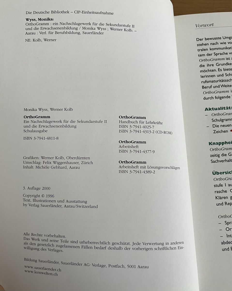 Libri: Deutsch Nachschlagewerk Sekundarstufe 2 – Usato da Bassersdorf venduto da McRob00 2