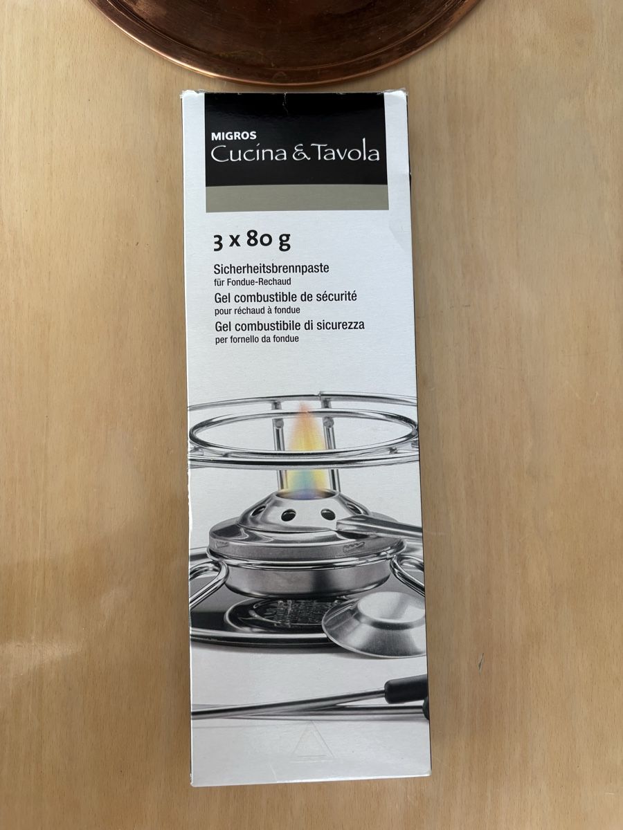 Rössler Set di piatti: Rössler Fondue Set mit Brennpaste – Usato da Dinhard venduto da virginiaisabel_ 3