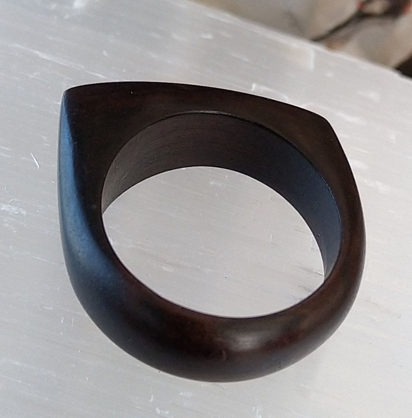Ringe: EBENHOLZ RING - NATUR PUR - UNIKAT – Gebraucht aus Romanshorn von BoutiqueA 4