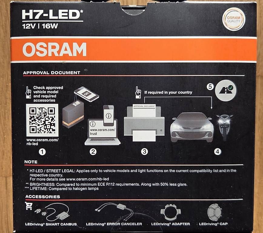 Alle Autoersatzteile: OSRAM NIGHT BREAKER H7-LED GEN2 – Gebraucht aus Zürich von zor_grs5 2