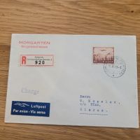 Luftpost Brief 1949 Chargé Glarus Morgartenschiessen