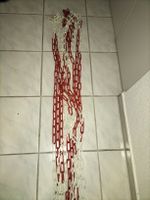 Ketten rot-weiss Set gebraucht
