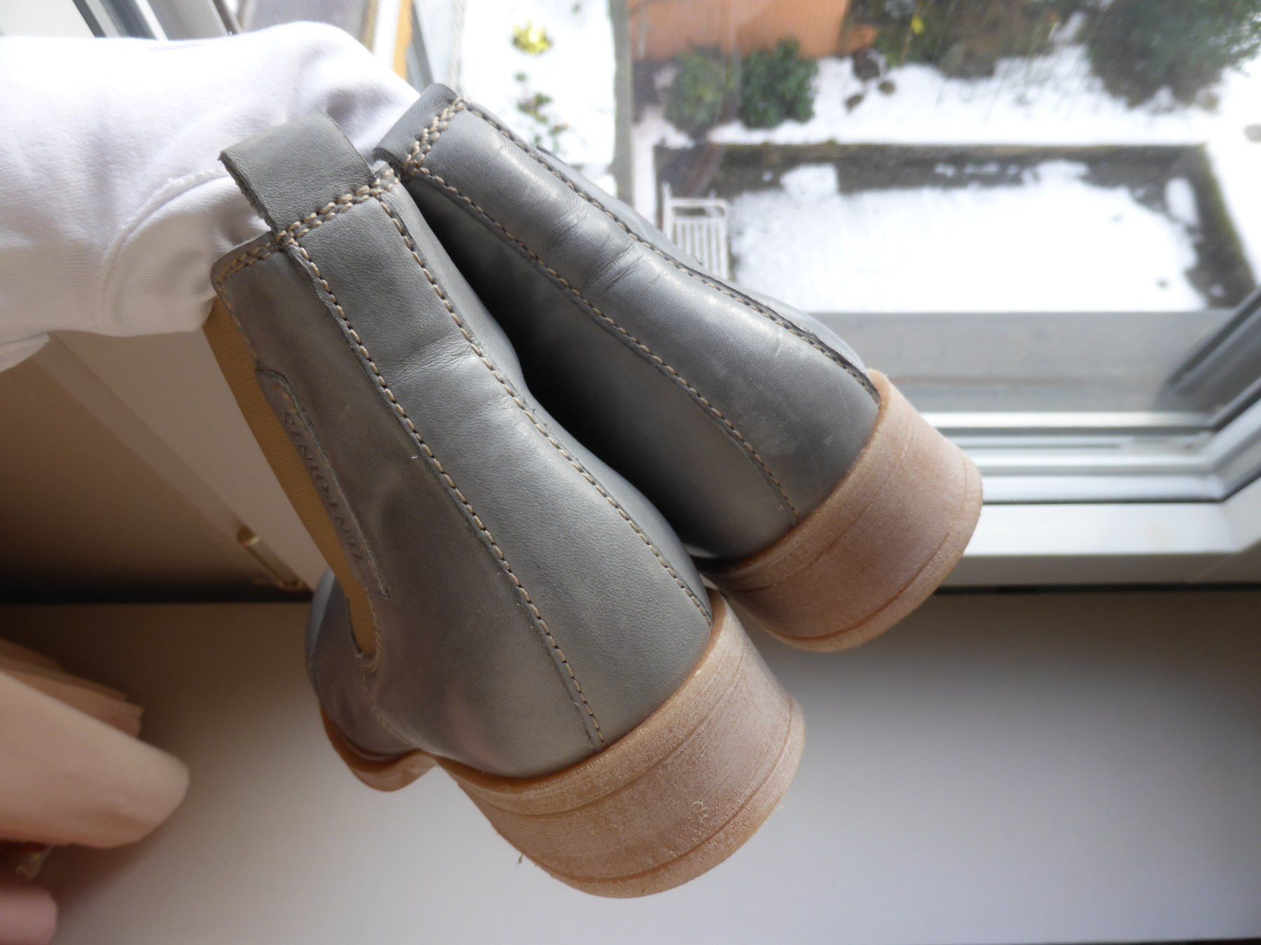 Scarpe da donna: TEN POINTS LEDER STIEFELETTE HELLBLAU-GRAU - FABRIKNEU GR 38 – Nuovo e nell'imballaggio originale da Reinach AG venduto da pussi100 9