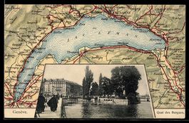 AK Genève, Quai des Bergues