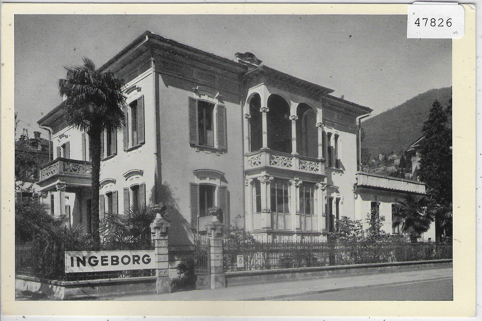 Cartoline postali: Hotel Pension Ingeborg - Locarno – Usato da Ettingen venduto da Kartenplanet