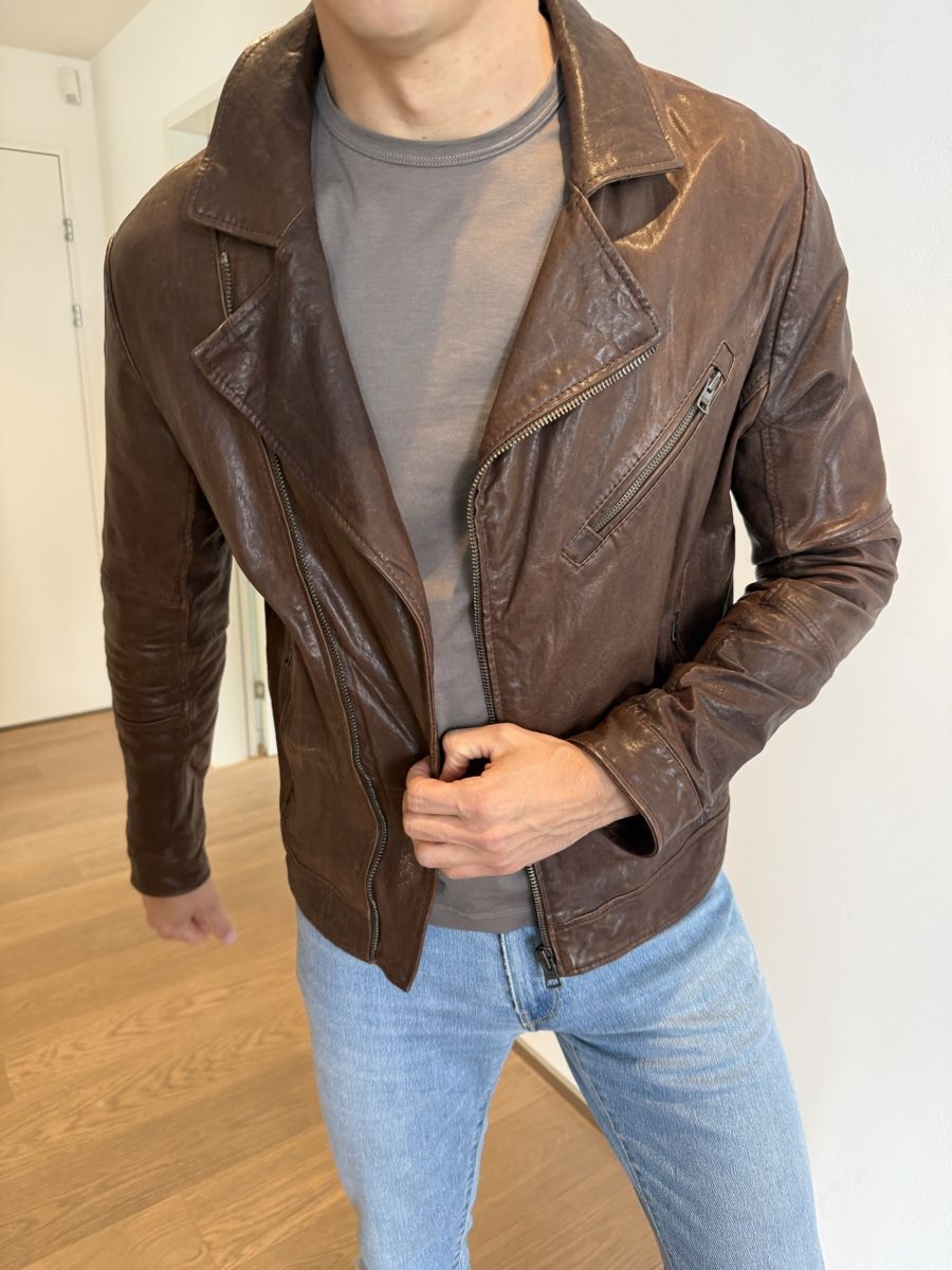 Tommy Hilfiger Giacche: Lederjacke Tommy Hilfiger Gr. M – Usato da Zürich venduto da ste_vwk8