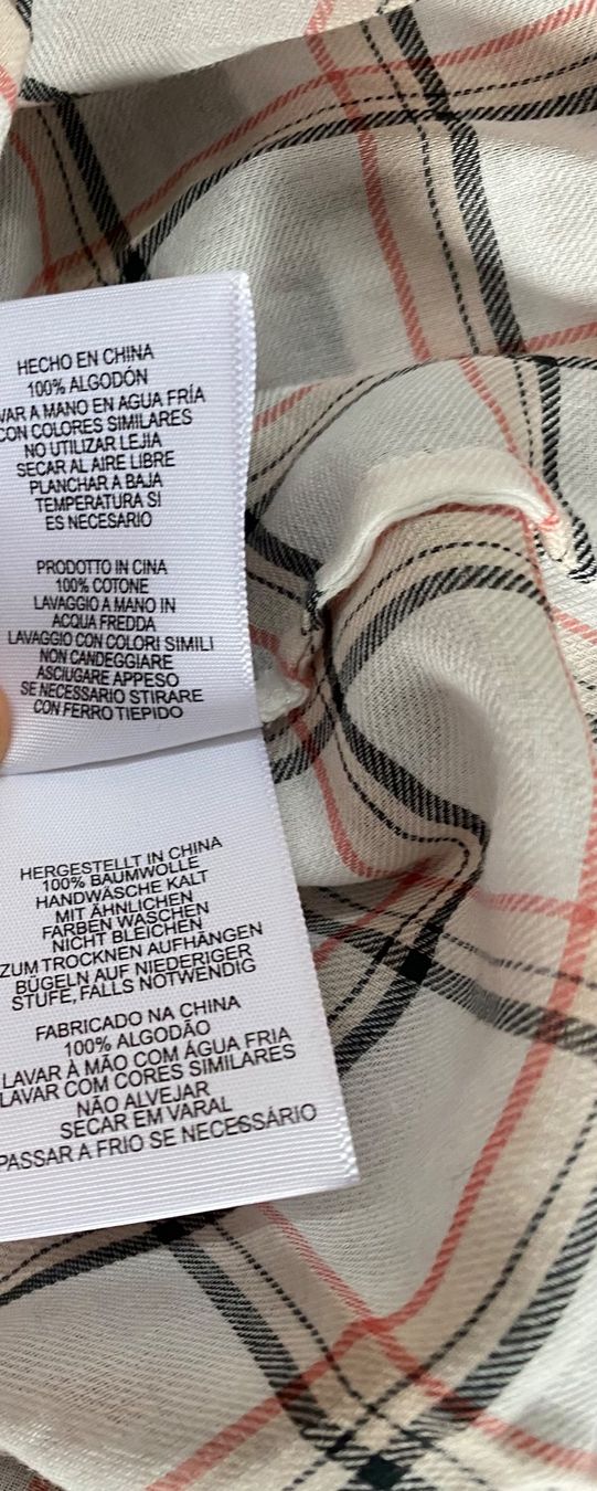 Camicette: Coole karierte Rüschenbluse M – Usato da Chur venduto da simhofstr 4
