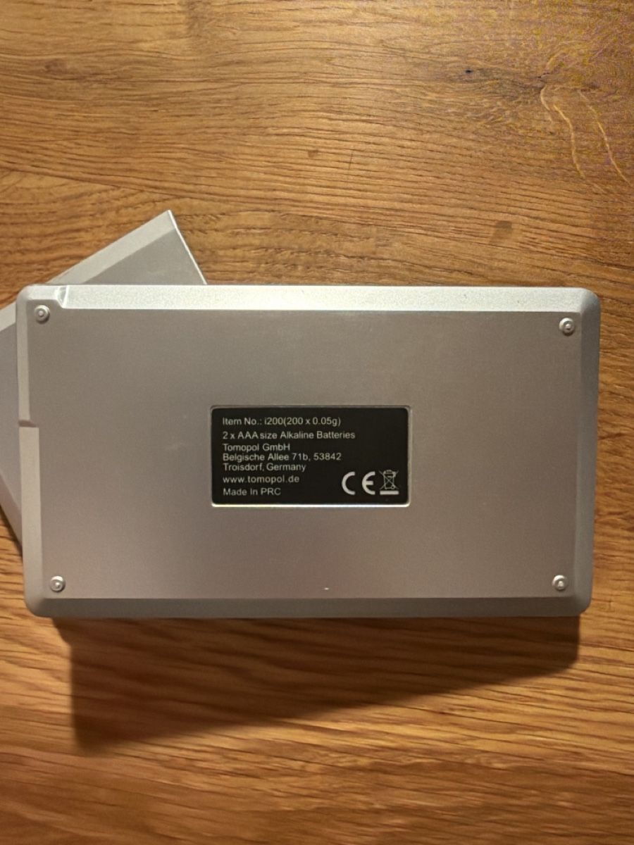 Accessori da laboratorio: Digitalwaage Tomopol i200 silber – Usato da Trubschachen venduto da Kaeti 2