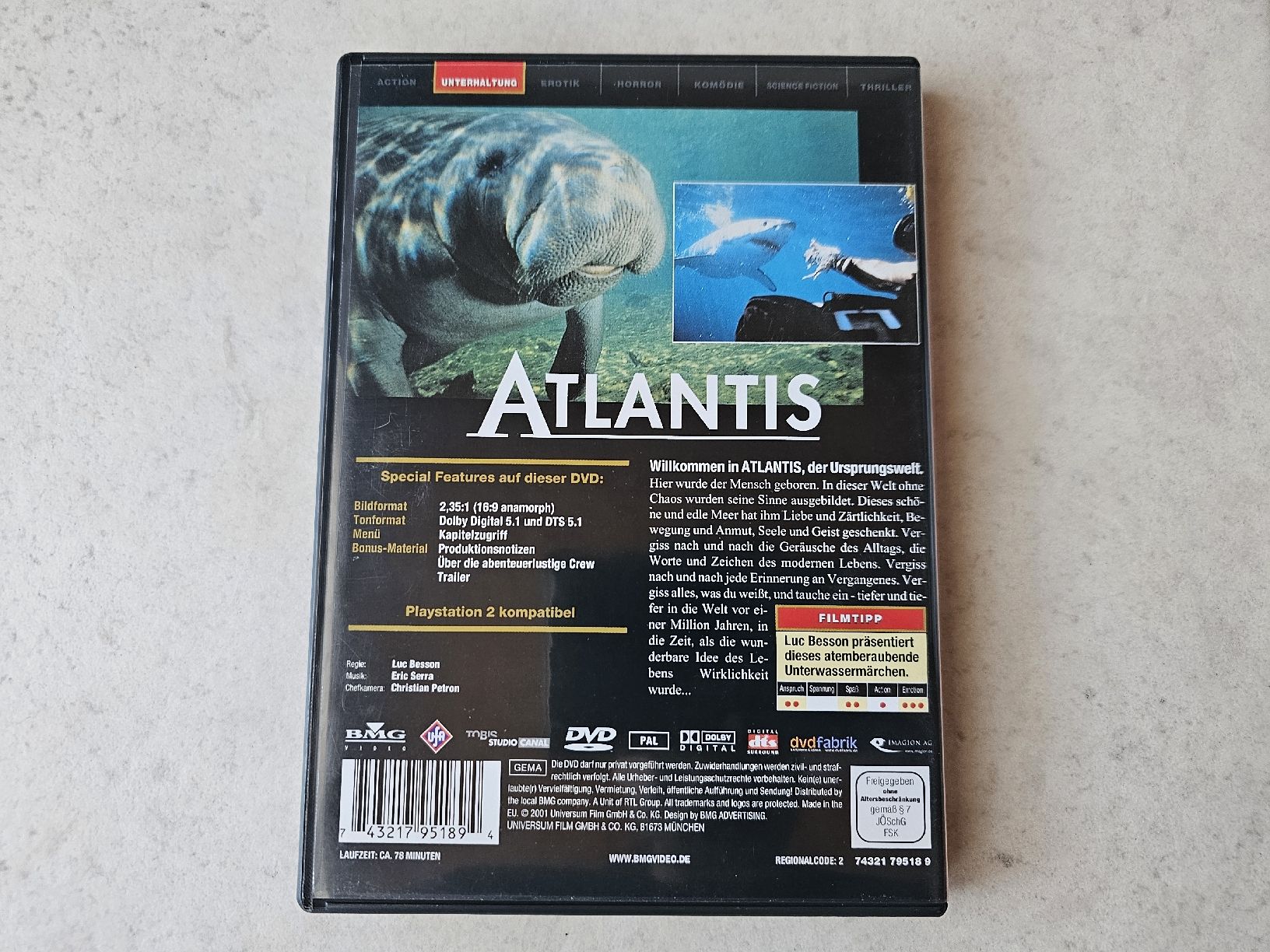 Tutti i DVDs: Atlantis  -  Ein visuelles uns akustisches Erlebnis – Usato da Schneisingen venduto da backstore24 1