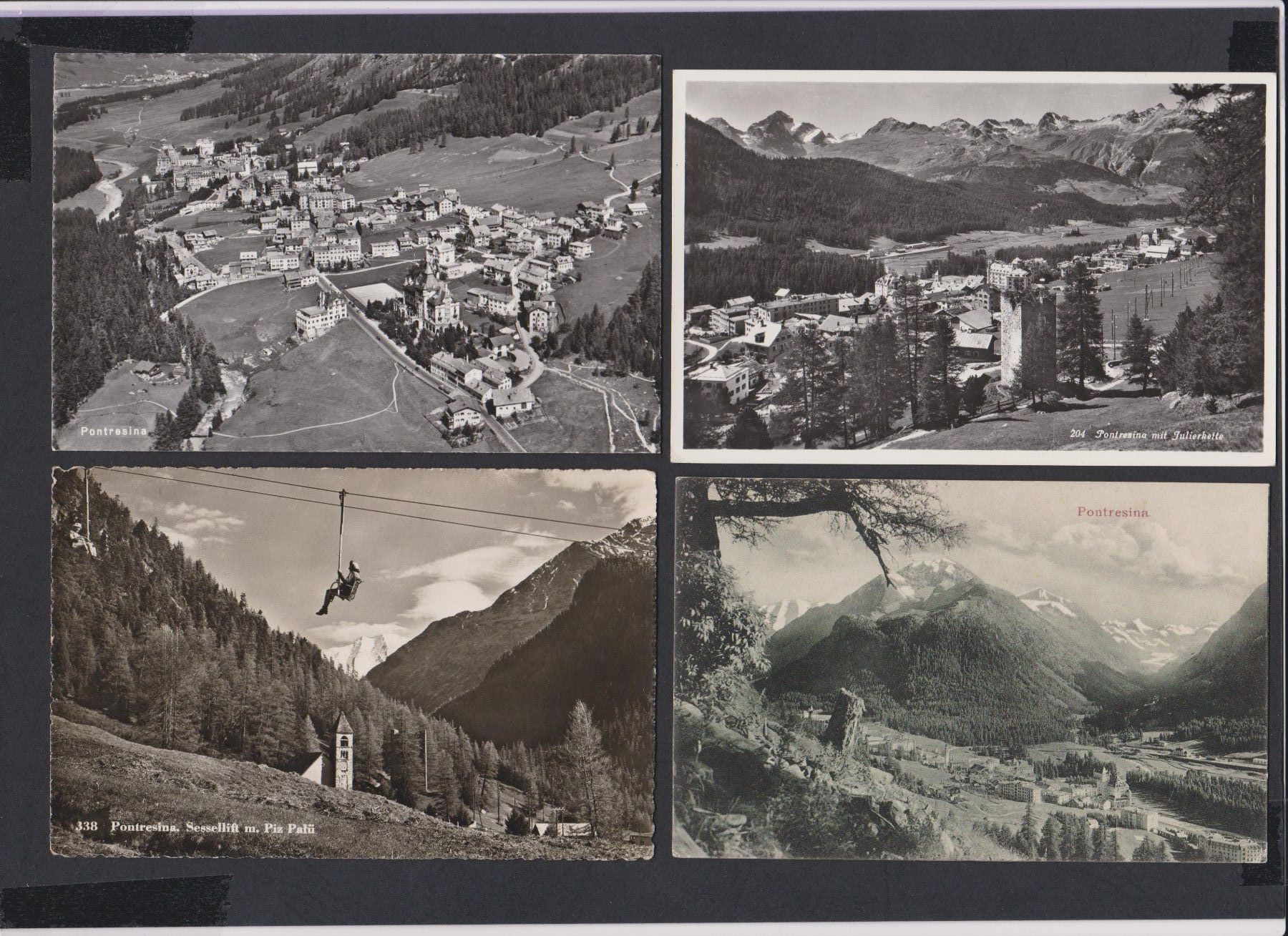 Cartoline postali: Pontresina   :   Sammlung von über 40  alten Ansichtskarten – Usato da Vitznau venduto da Ropaku 5