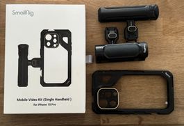 SmallRig iPhone 15 Pro Halterung mit 2 Halterungen