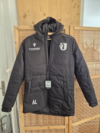 Macron Jacke Gyor Team Basel schwarz Grösse S neu