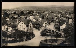 Bürglen /Th., Ortsansicht aus der Vogel