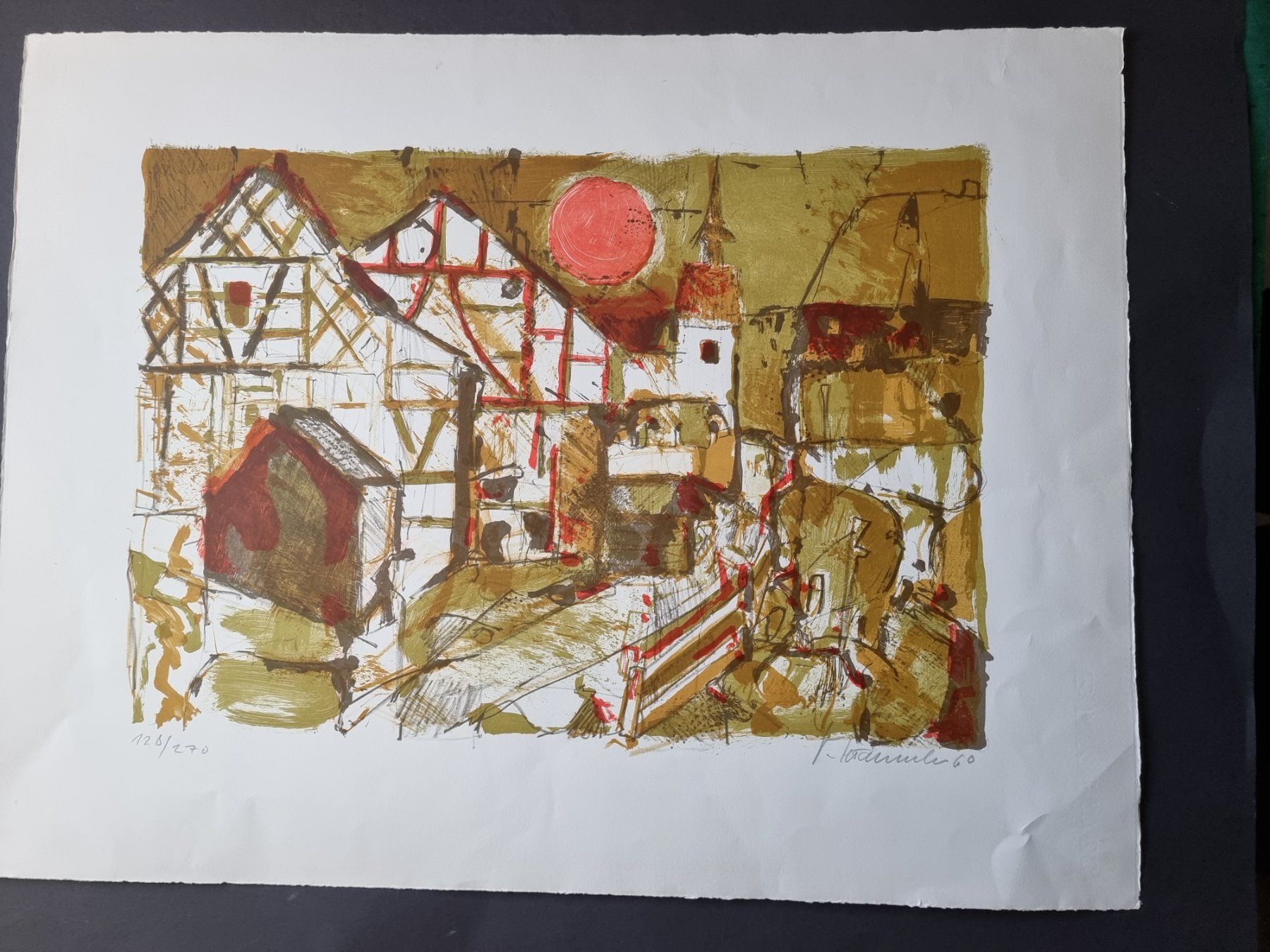Grafica & Litografie: KÜNSTLER ? LITHOGRAPHIE SIGNIERT NUMMERIERT – Nuovo e nell'imballaggio originale da Gersau venduto da grafik-kunst 2