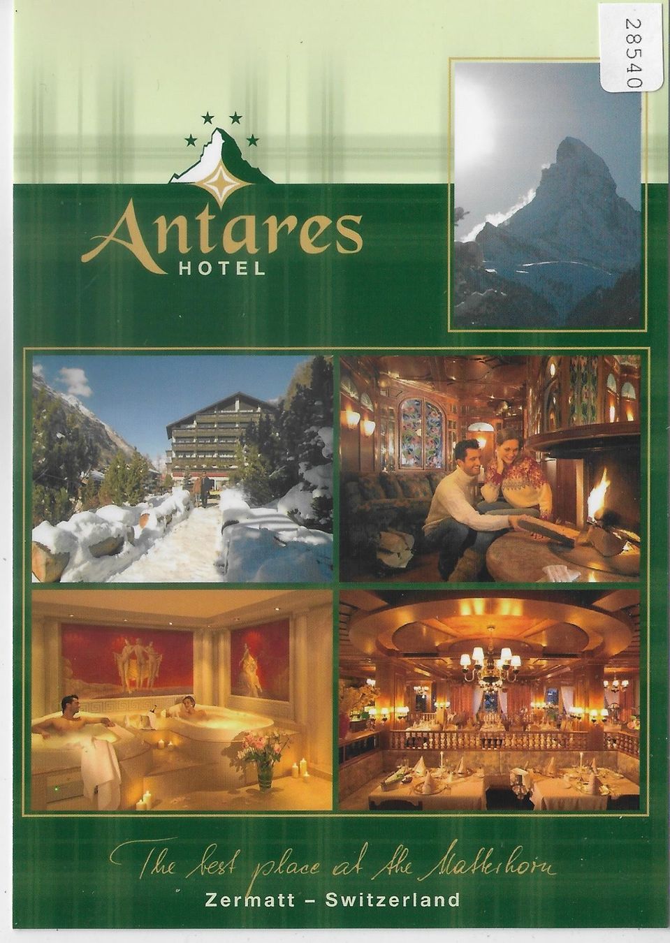 Ansichtskarten: Zermatt - Antares Hotel – Gebraucht aus Ettingen von Kartenplanet