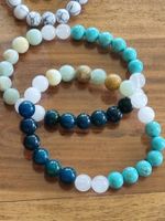 Sommerliches  Echt Natur Mineral Stein Armband NEU