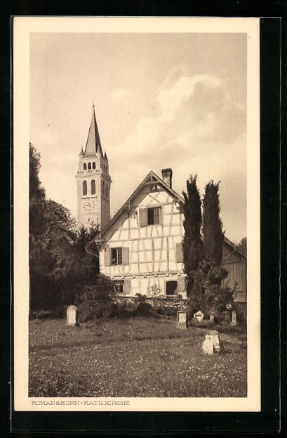 Ansichtskarten: AK Romanshorn, Katholische Kirche – Gebraucht aus Berlin von bartko-reher