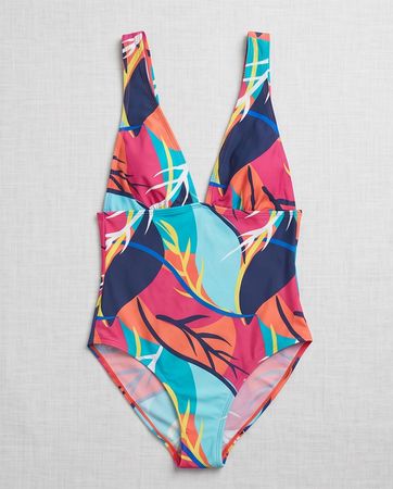 Maillot de bain aux motifs colorés — très bon état — taille