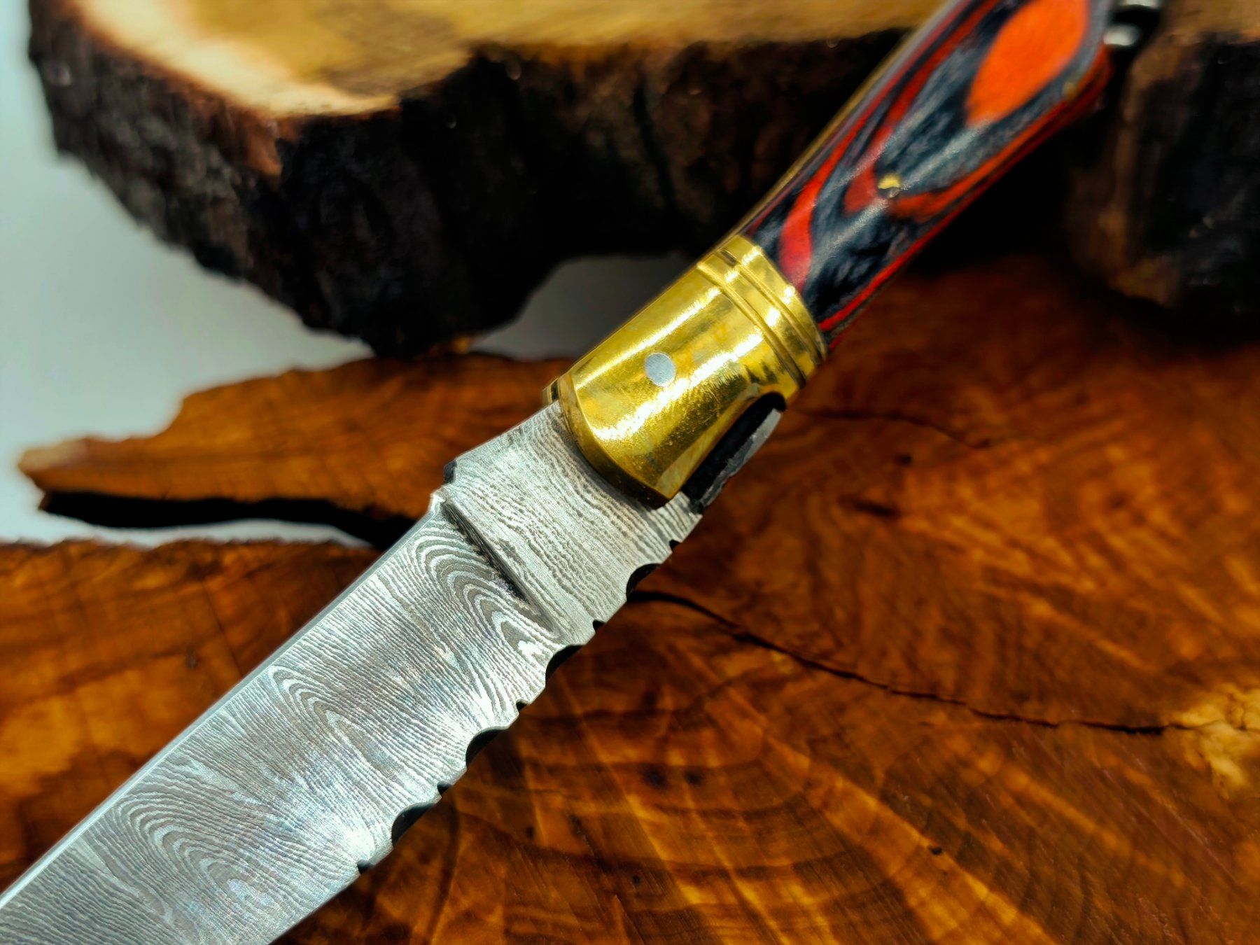 Accessori: Laguiole Damast Messer Klappmesser echtes Damastmesser – Nuovo e nell'imballaggio originale da Arlesheim venduto da Premius_1 4