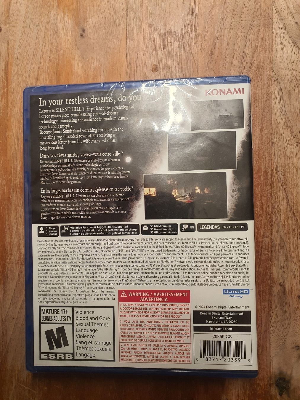 Sony Jeux: Silent Hill 2 remake ps5 – Neuf avec emballage d'origine à Dietikon par SwissMod 2