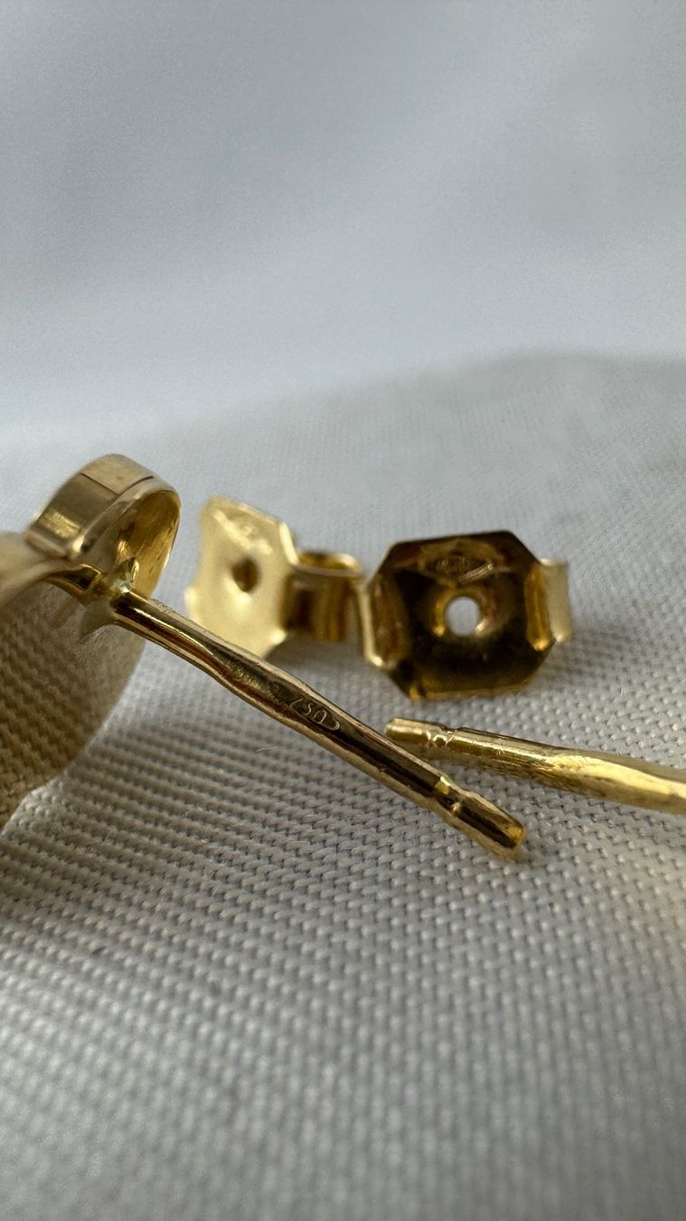 Ohrringe & -stecker: Ohrstecker in 750 Gold / 18 Karat – Neu (gemäss Beschreibung) aus kreuzlingen von fantasy_schmuck 3