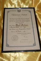 (24) Notariats Patent 1932 mit wunderschönem AARGAU Stempel