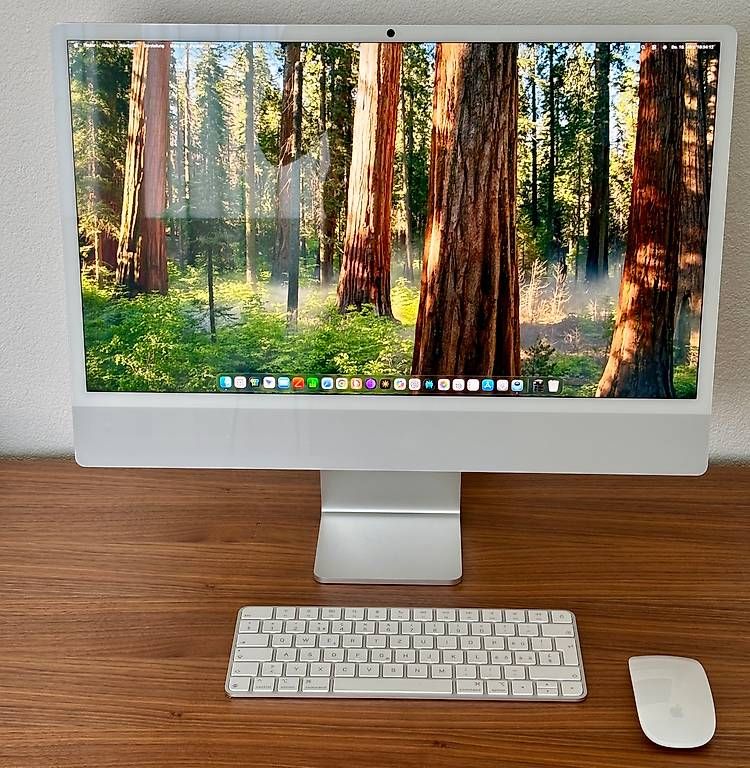 Apple PC: iMac 24" Retina 4.5K, silber, Apple M4 – Usato da Lohn-Ammannsegg venduto da Uranus2001