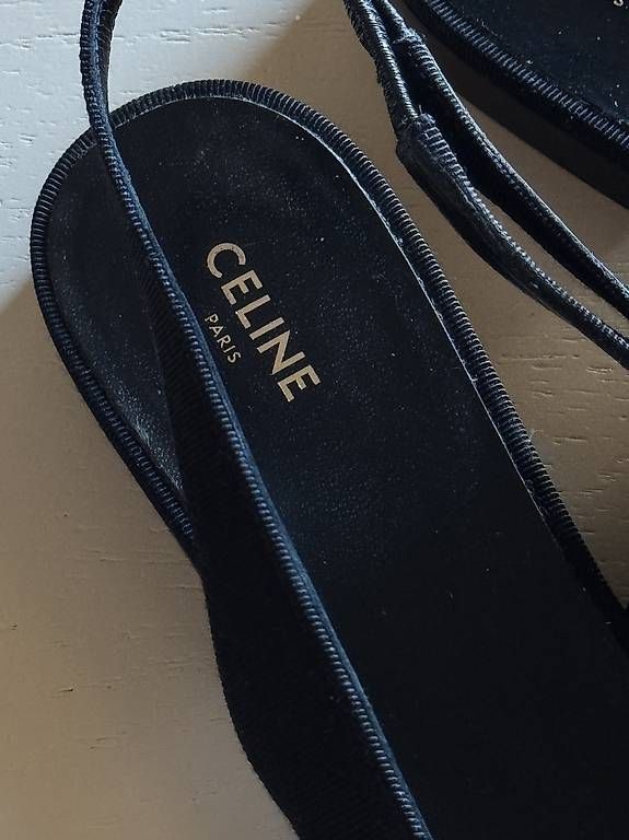 Celine Damenschuhe: Celine Slingback Flats  Triomphe Buckle  EU 38 – Gebraucht aus Zürich von Vee_8003 2