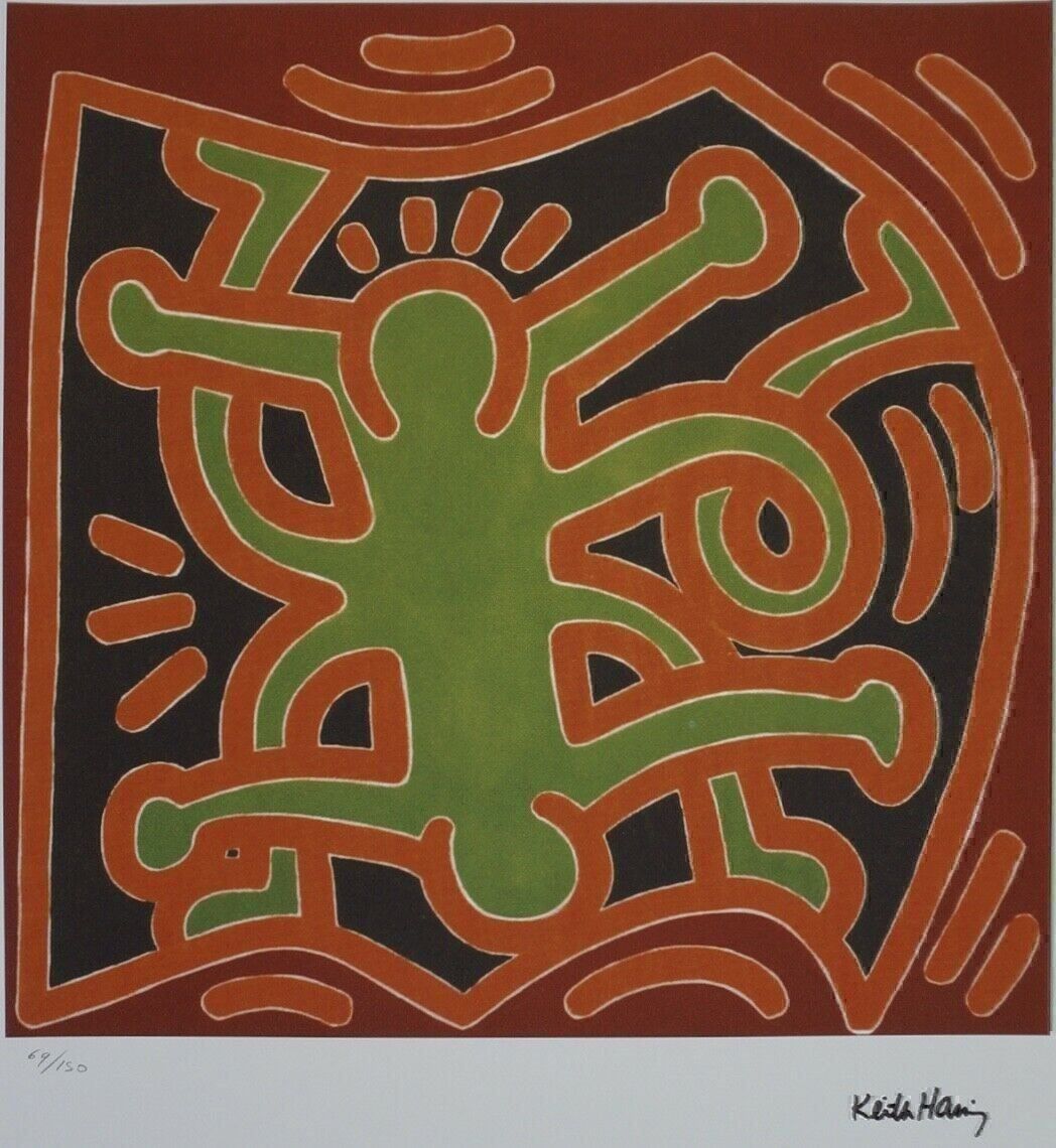 Foto & Immagini: KEITH HARING LITHOGRAPHIE – Usato da Gersau venduto da grafik-kunst 1