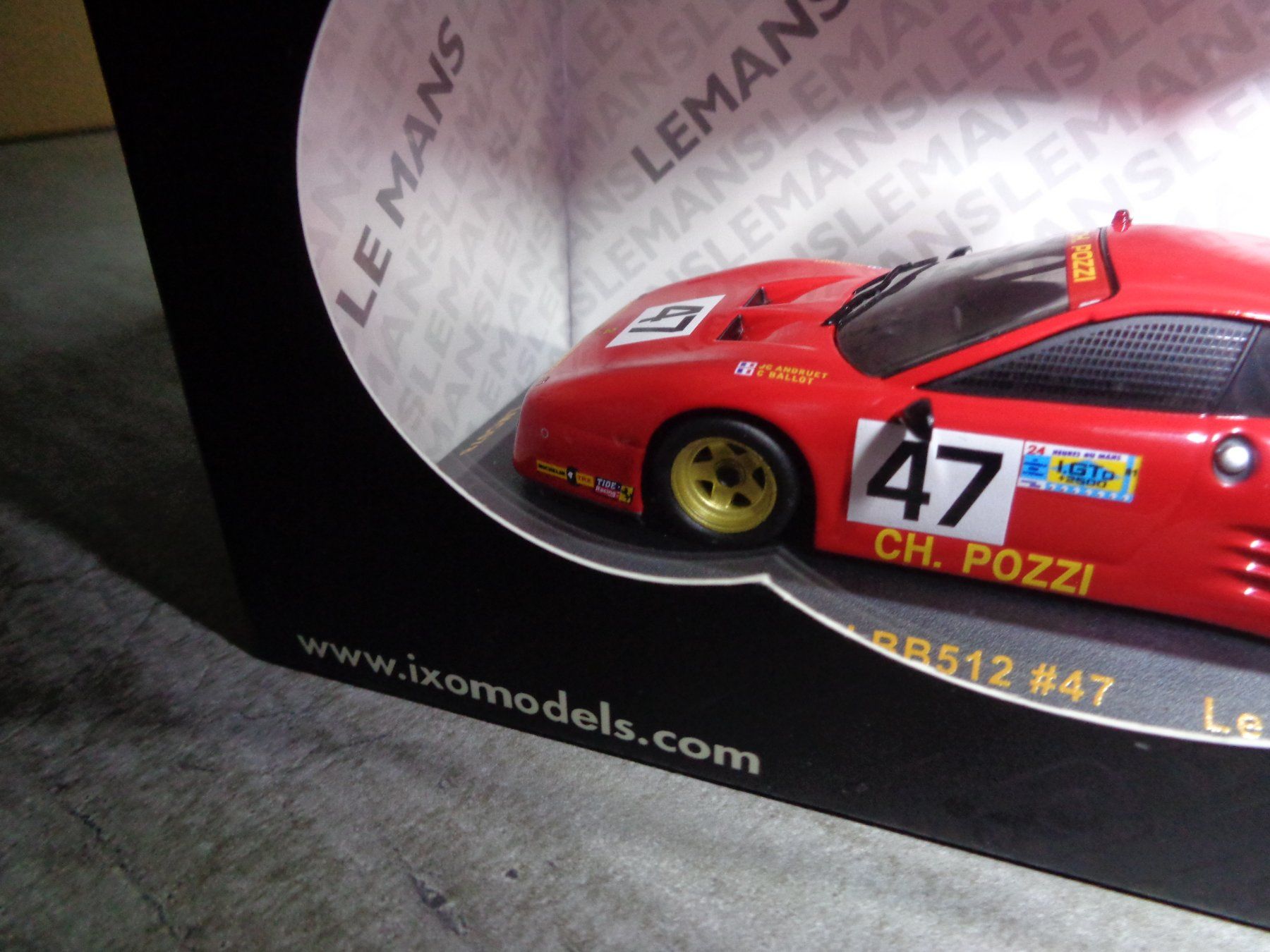 Ferrari Modellini d'auto: Ixo 1:43 Ferrari BB512 24 Heures du Mans 1981 – Nuovo e nell'imballaggio originale da Reconvilier venduto da rallycar 1