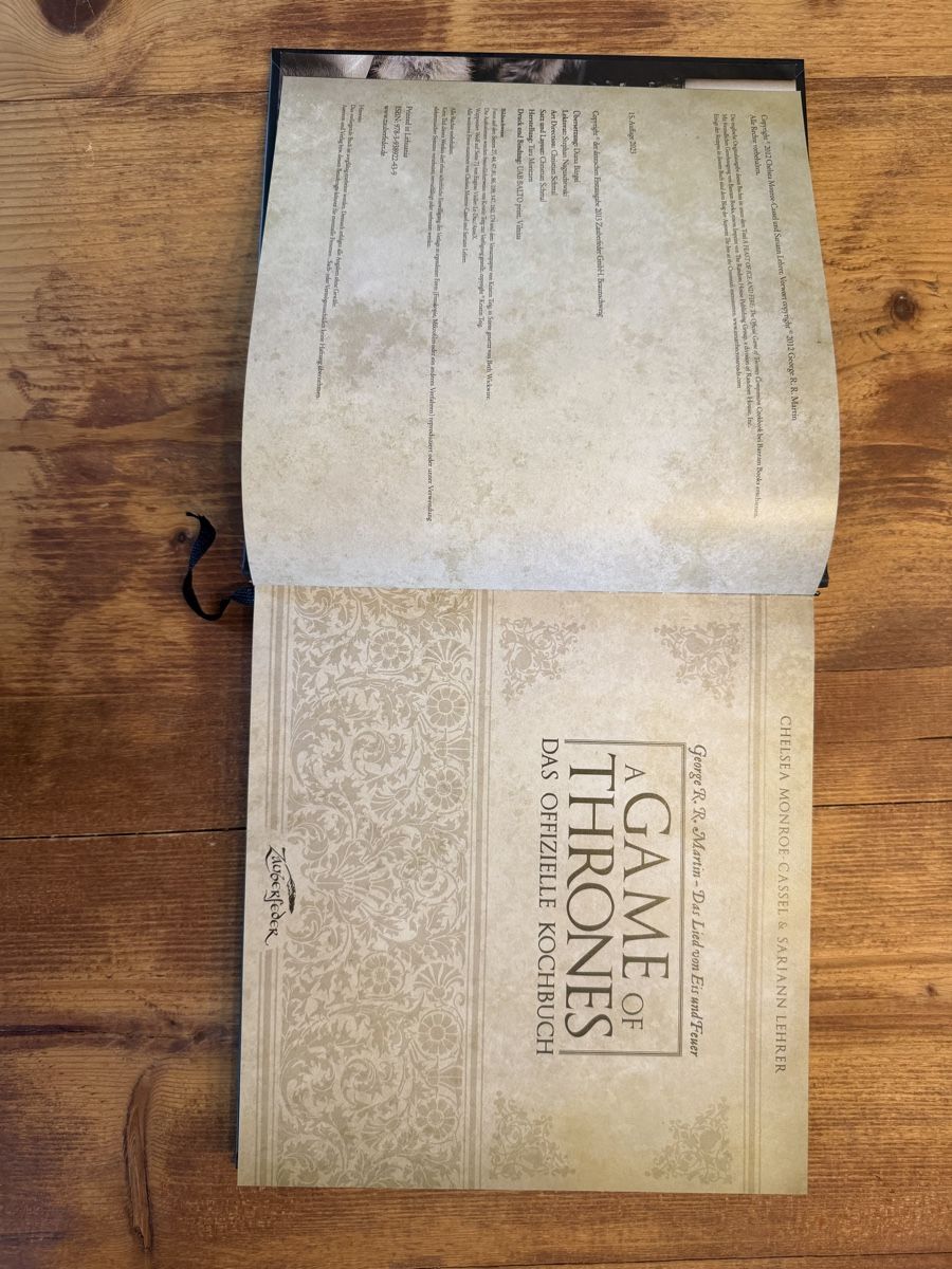 Bücher: Kochbuch Game of Thrones – Neu und originalverpackt aus Bütschwil von jon_jz72 1