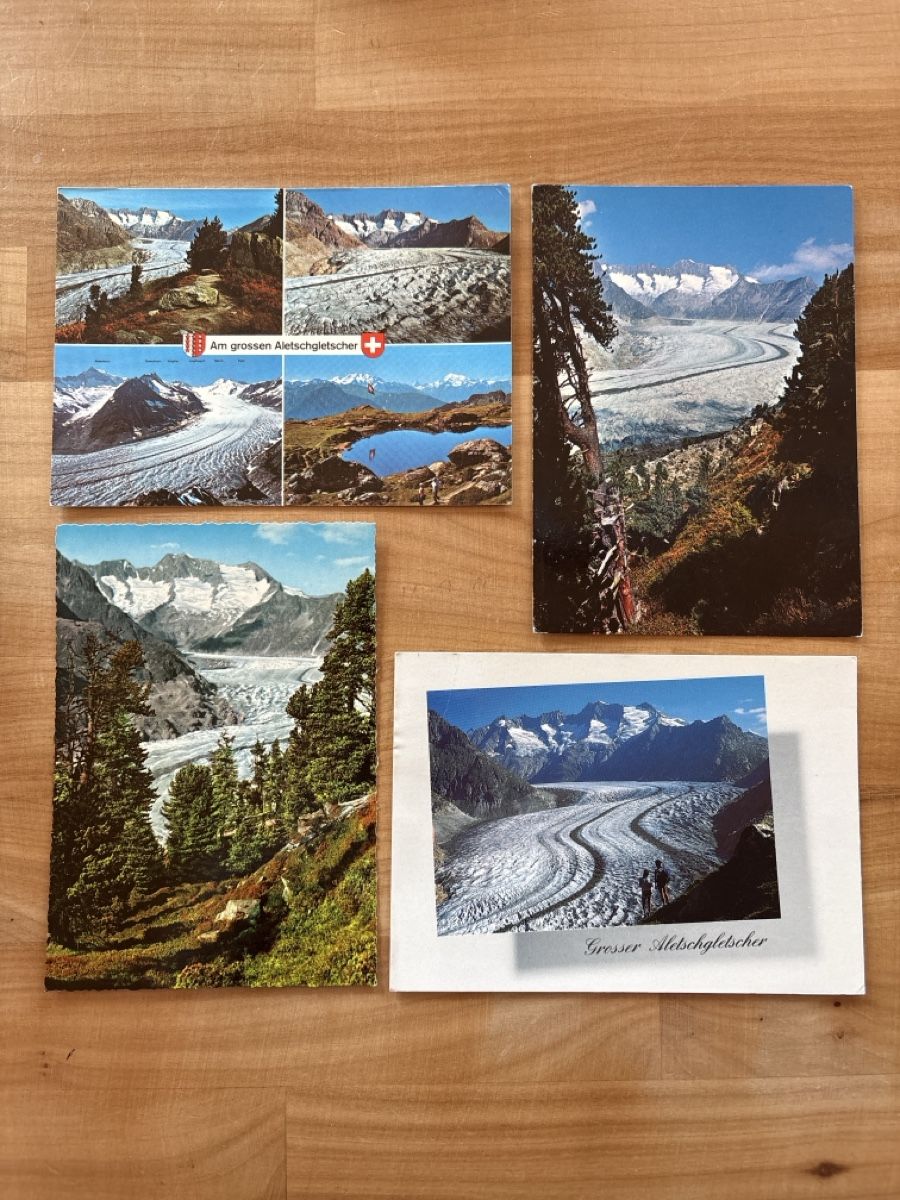 Cartoline postali: AK von Aletschgletscher – Usato da Rümlang venduto da Brieftaube1