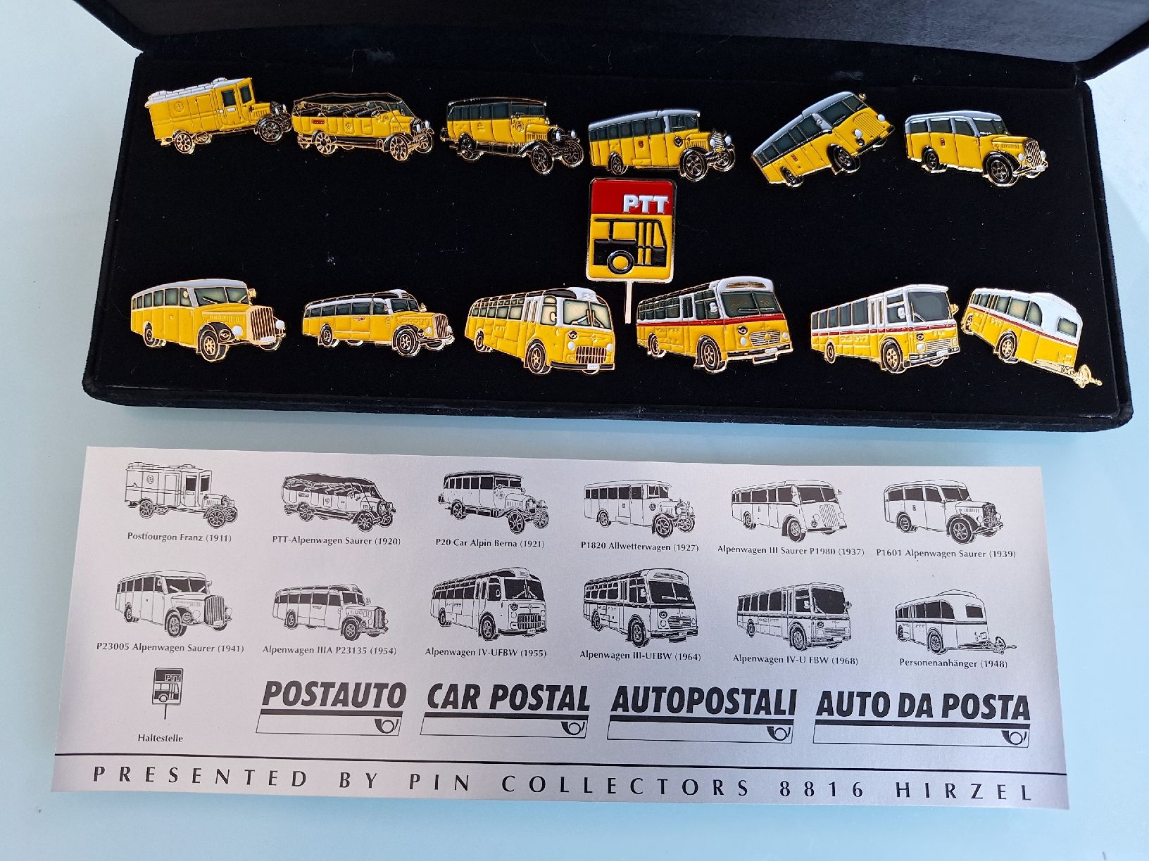 Carte collezionabili: Postauto Pins – Nuovo e nell'imballaggio originale da Niederglatt ZH venduto da Bobsli 2