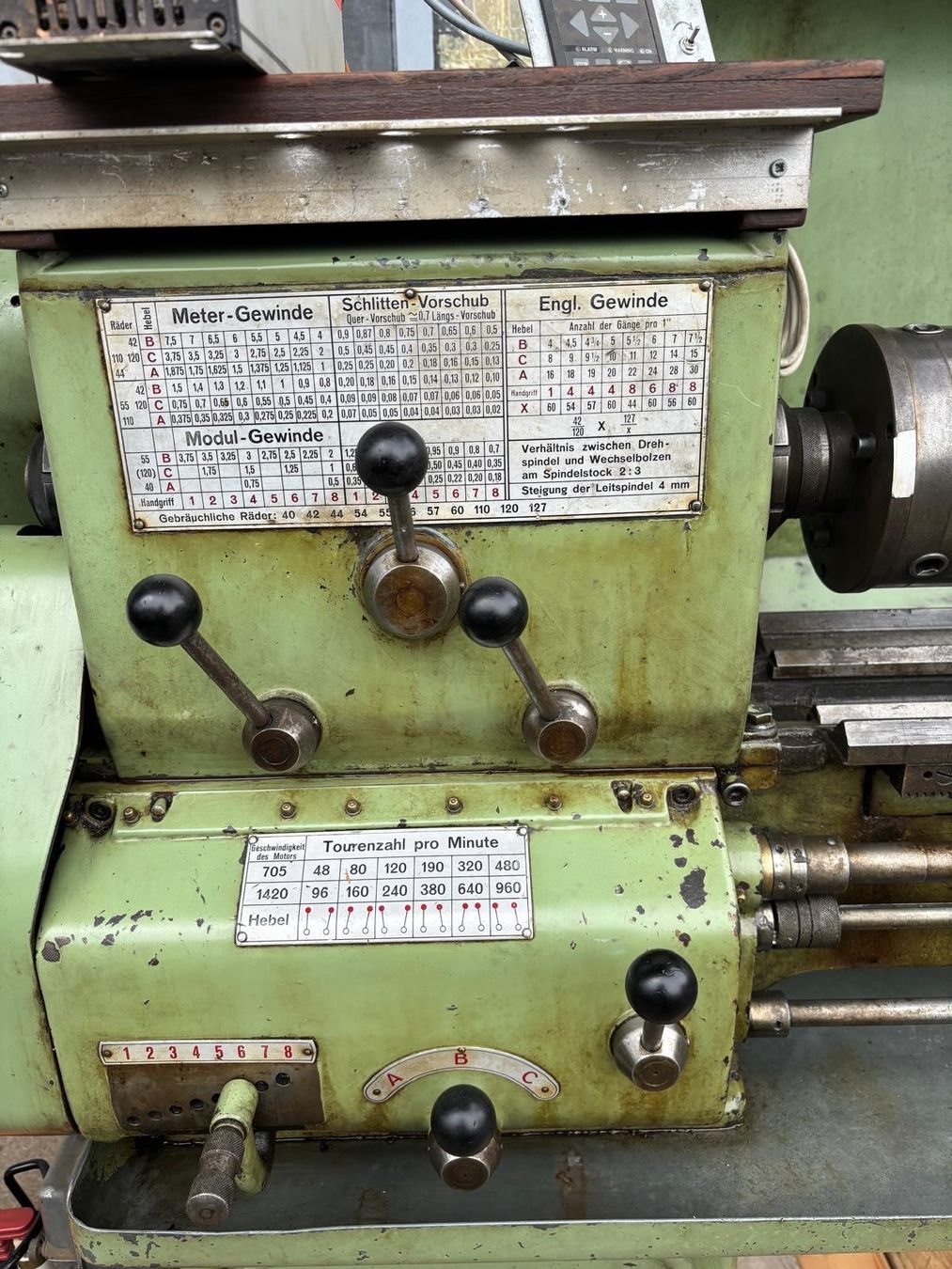 Tutte le macchine: Drehbank mit Geschwindigkeitsregler – Usato da Dintikon venduto da jet_q5xl 1