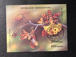 Madagaskar 1994 Orcidee Block gest. Luxus (E1040)