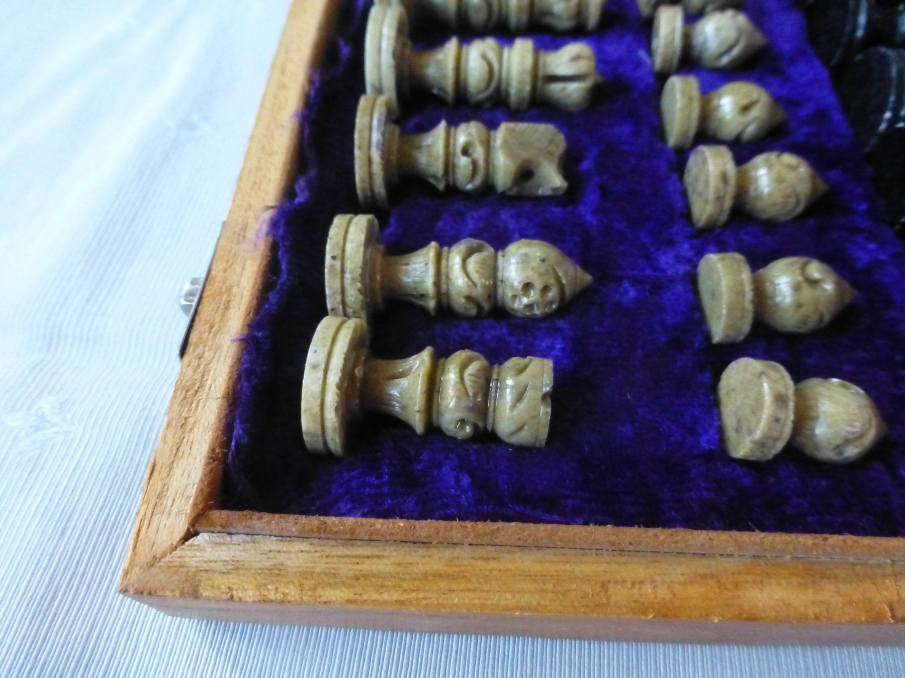 Spiele: Schachset aus Stein / Granit – Gebraucht aus Würenlingen von drago56