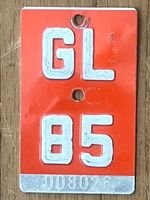GL 85 - VELONUMMER - FAHRRADSCHILD - PLAQUE DE VELO - GL 85